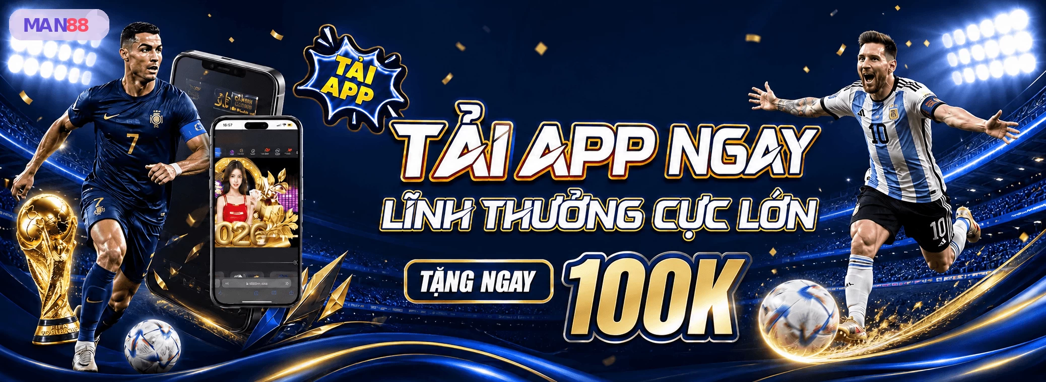 MAN88 ⭐️ Nền Tảng Xanh Chín Top 1 Việt Nam | Đăng Ký +88K